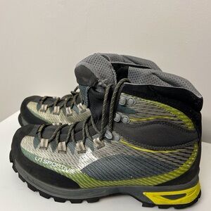 La Sportiva Black and Yellow Hiking Boots